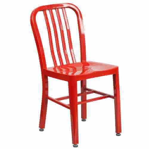 My chair: Flash Furniture Aluminum Chair