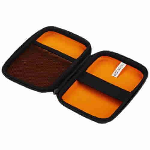 My hard drive carrying cases: AmazonBasics Hard Drive Case